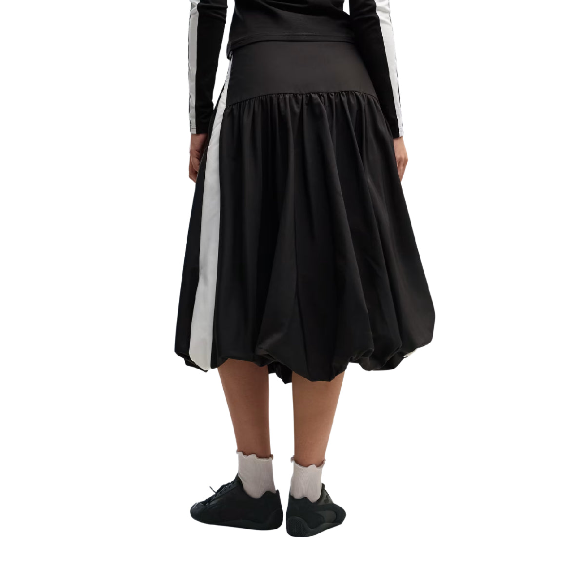 T7 Balloon Midi Skirt 'Black'