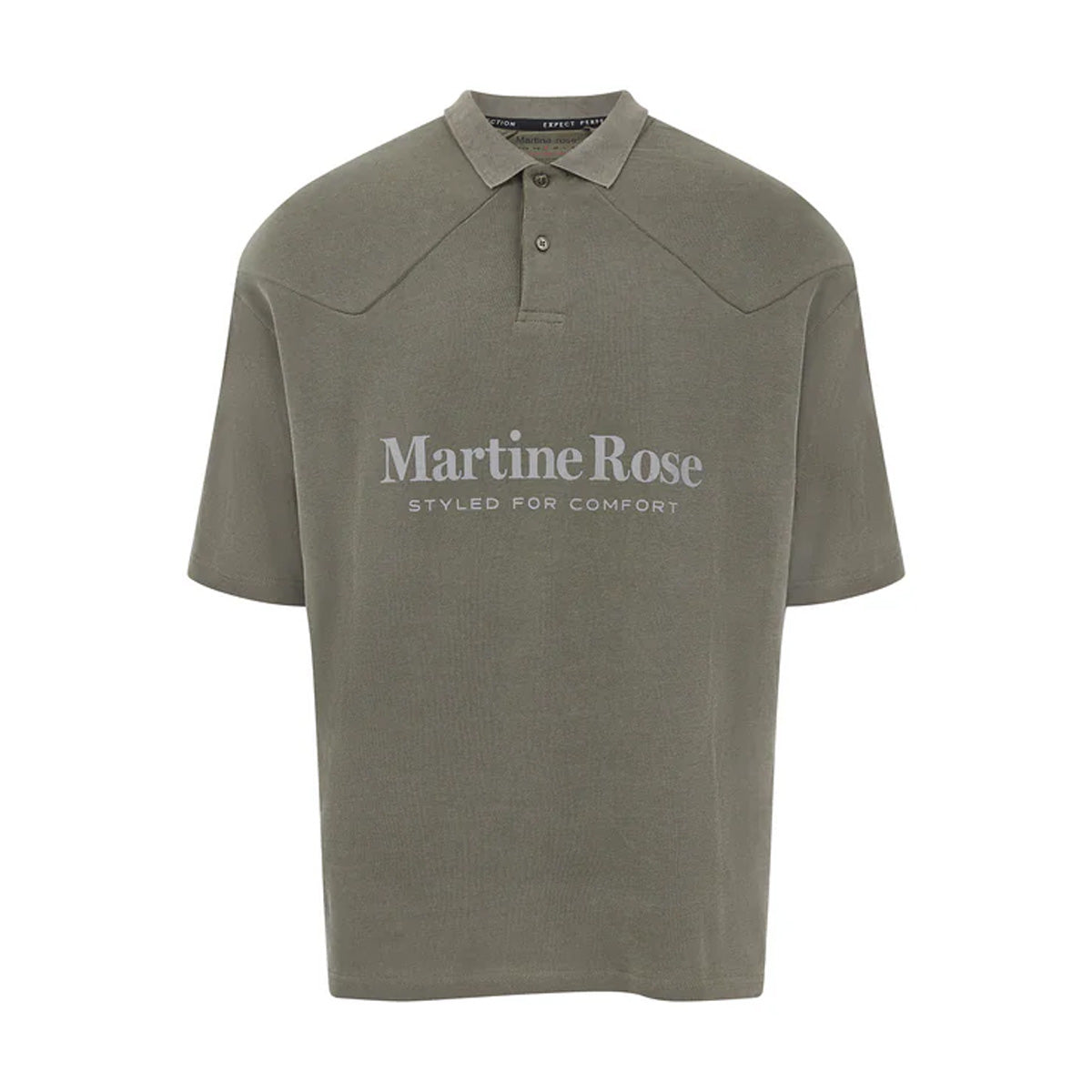 Padded Polo 'Green Khaki Marlboro'