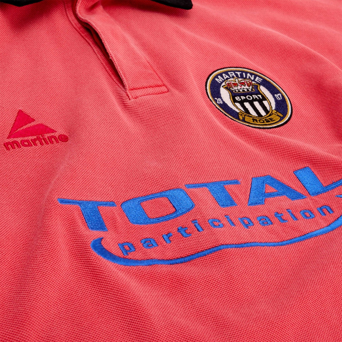 Oversized Polo Shirt 'Pink'