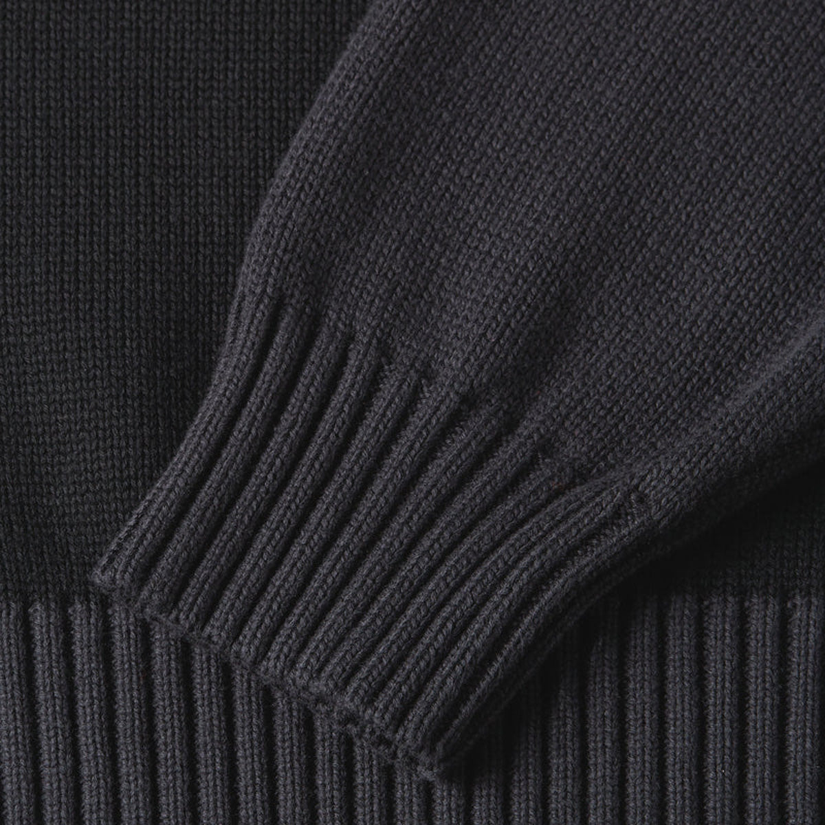 Old School Knitted Sweater 'Moonless Night'
