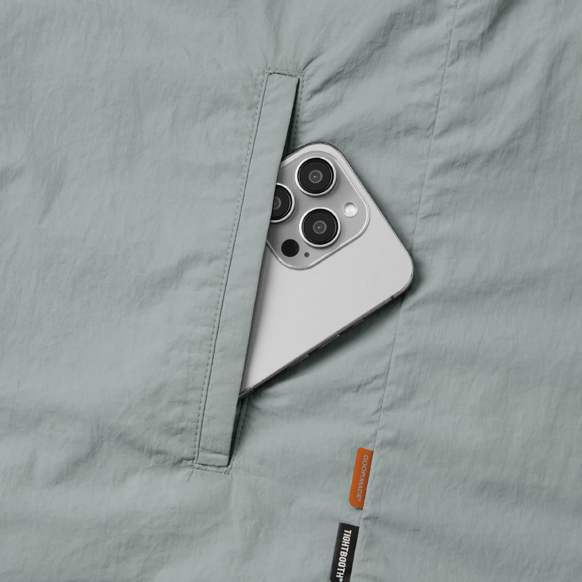 + TIGHTBOOTH Tech Uniform Zip Shirt 'Grey'
