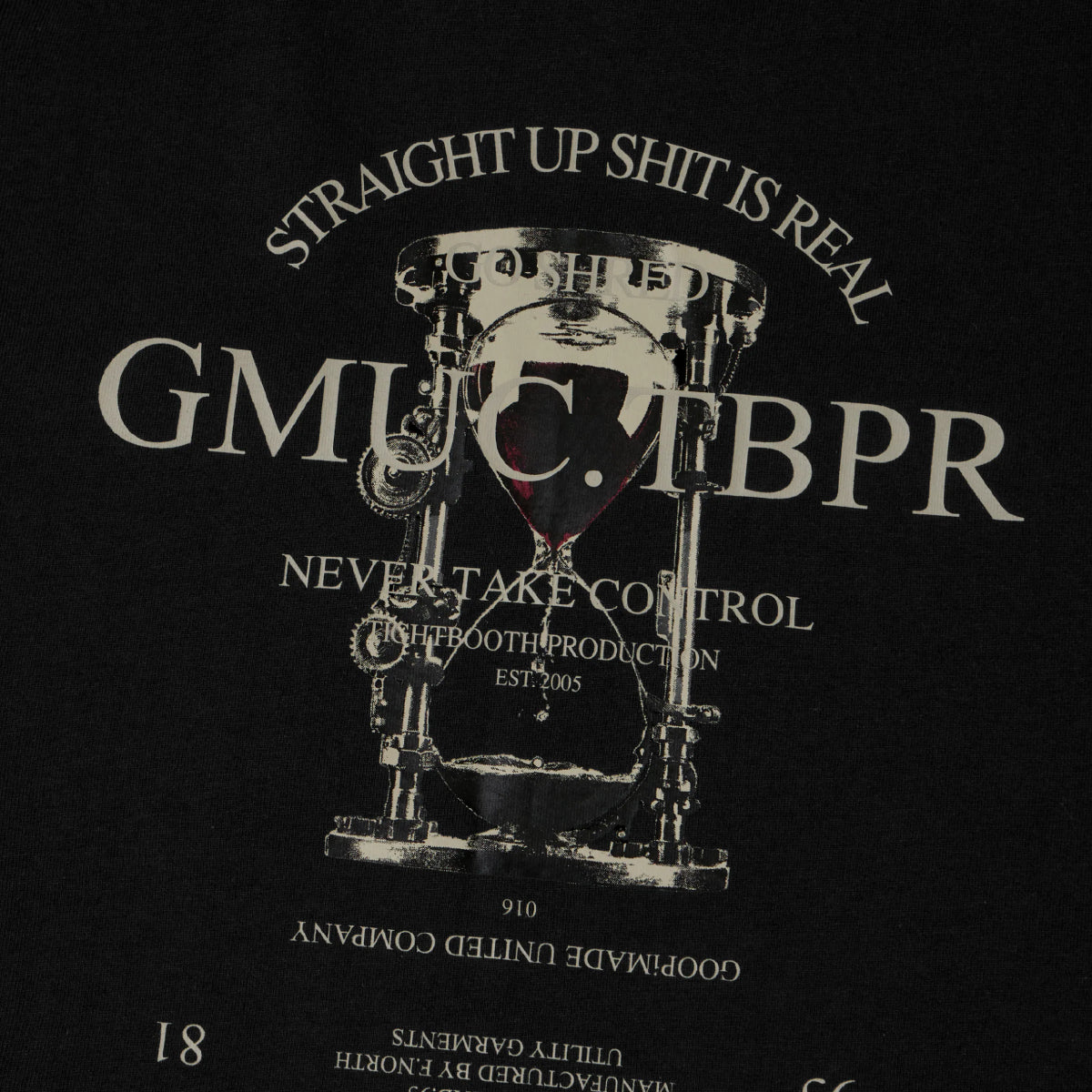 + TIGHTBOOTH SandGlass Tee 'Black'