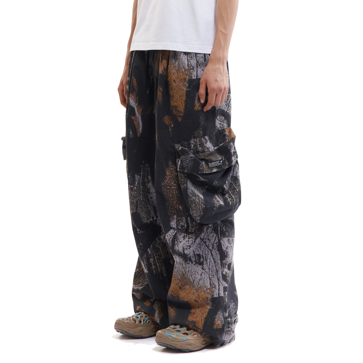 Murus Print Chow Pants 'Shadows'