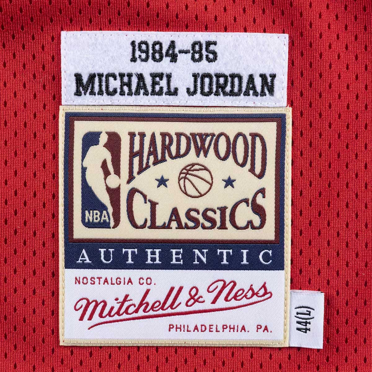 NBA Authentic Jersery Chicago Bulls Michael Jordan 1984-85