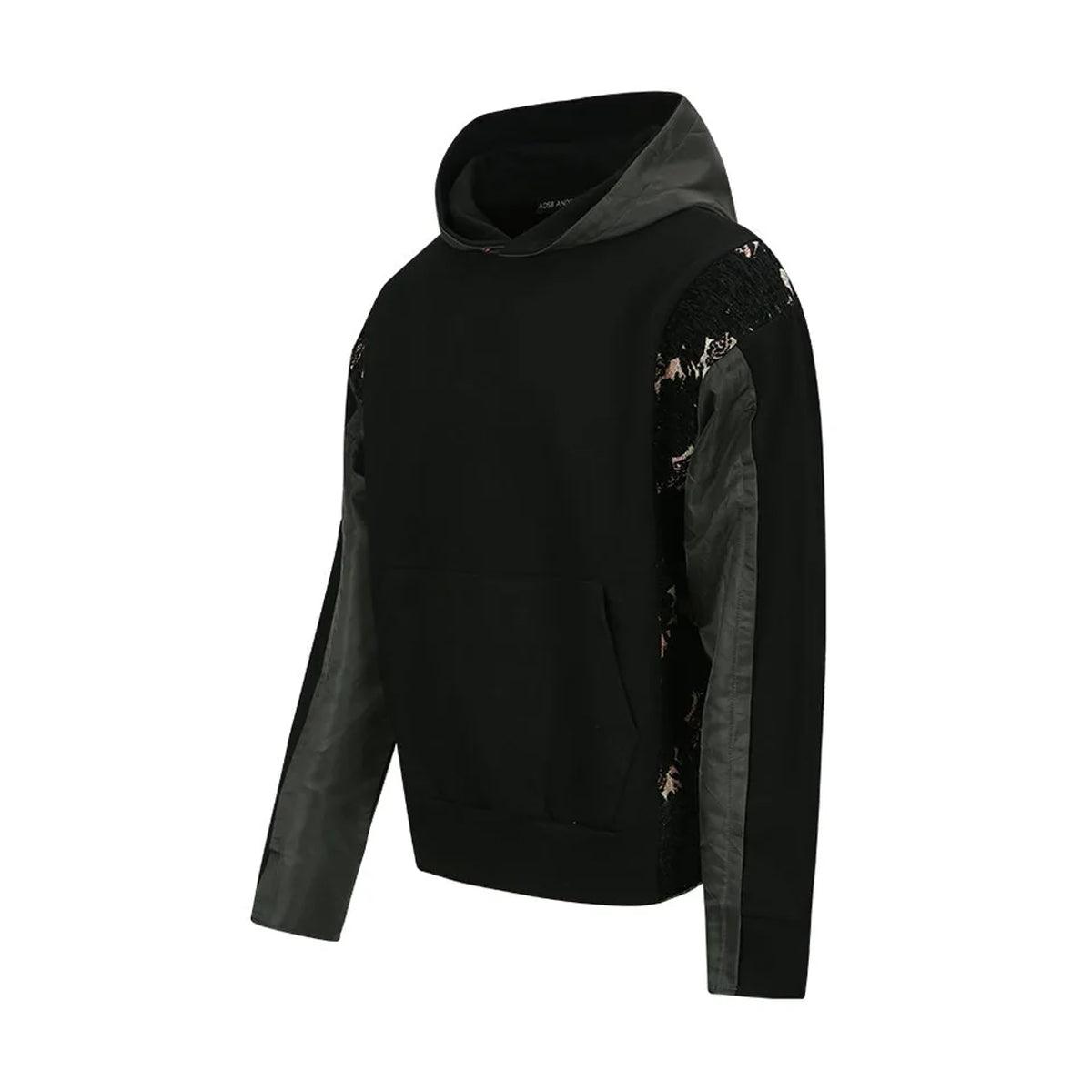 SEOUL23 Contrast Hoodie 'Black'