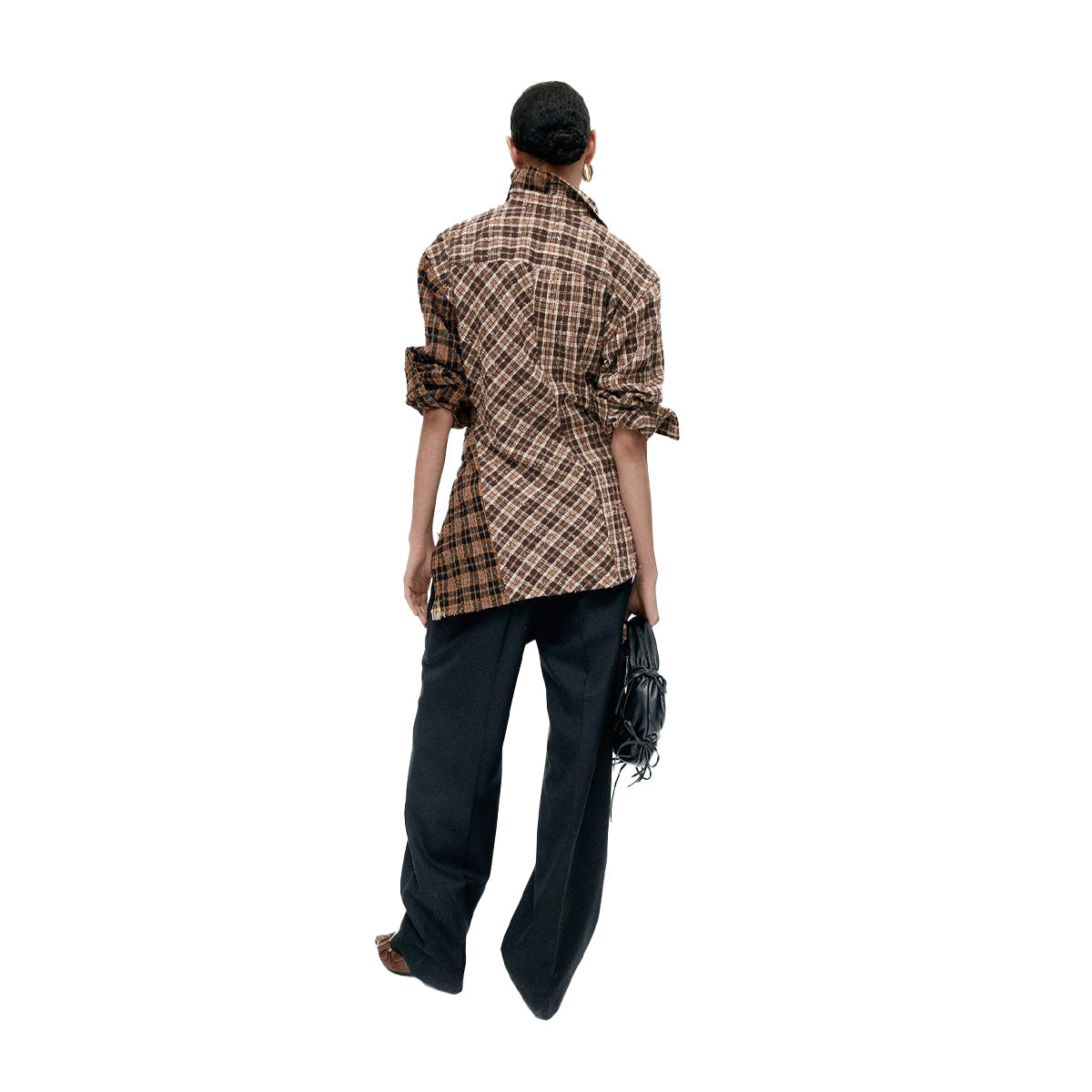 Twist Check Shirt 'Brown'