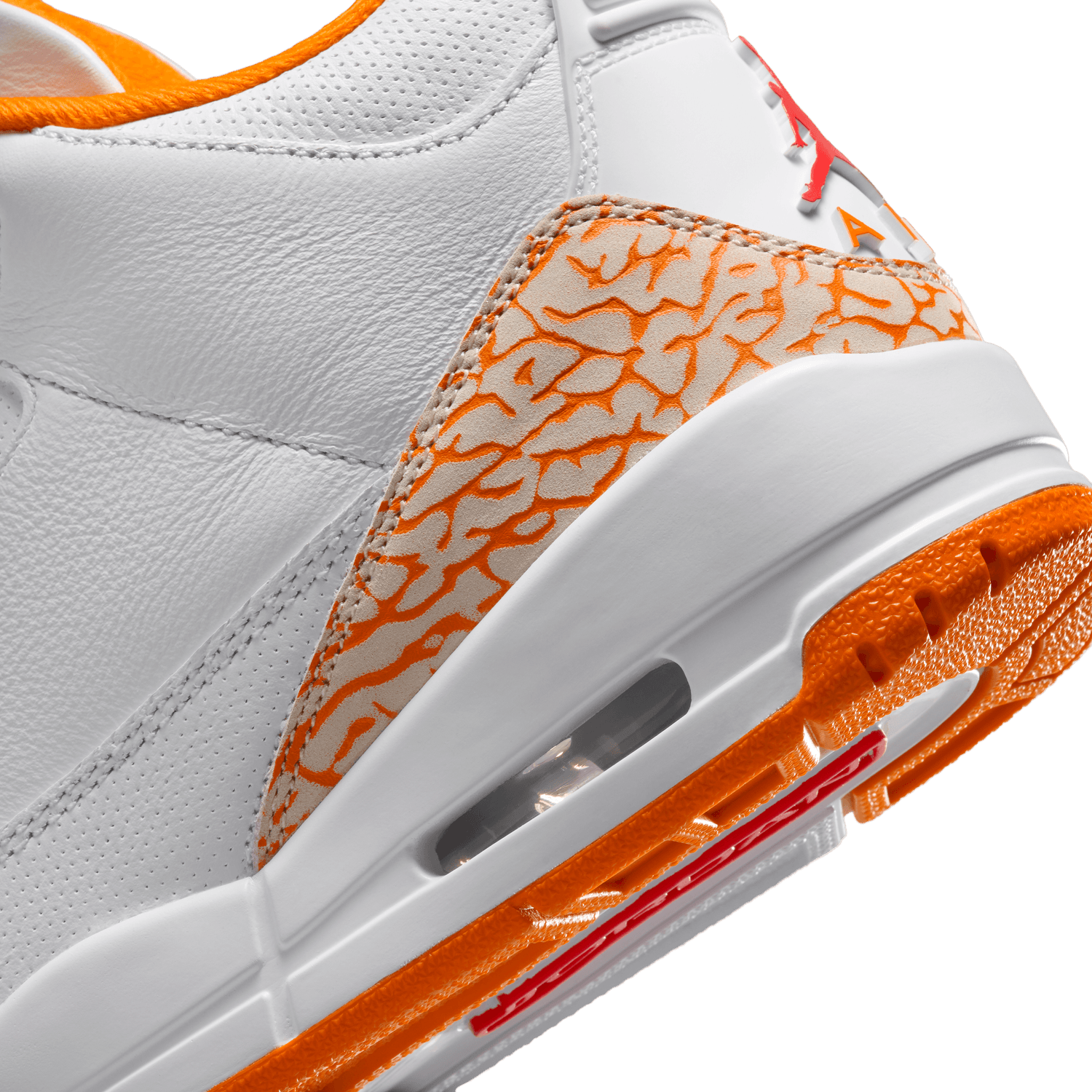 Wmns Air Jordan 3 Retro 'White Orange Peel'