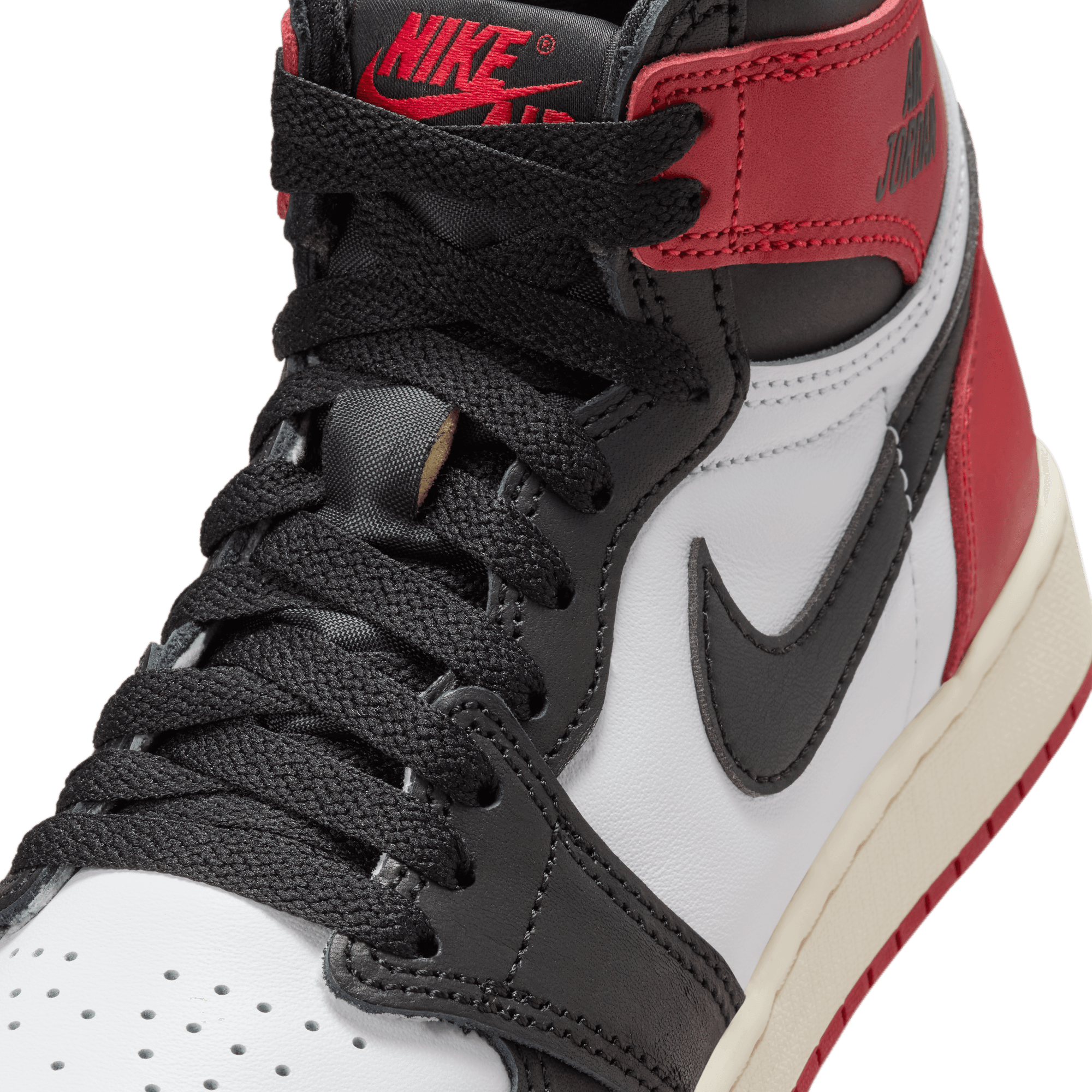 Kids Air Jordan 1 Retro High OG 'Black Toe Reimagined'