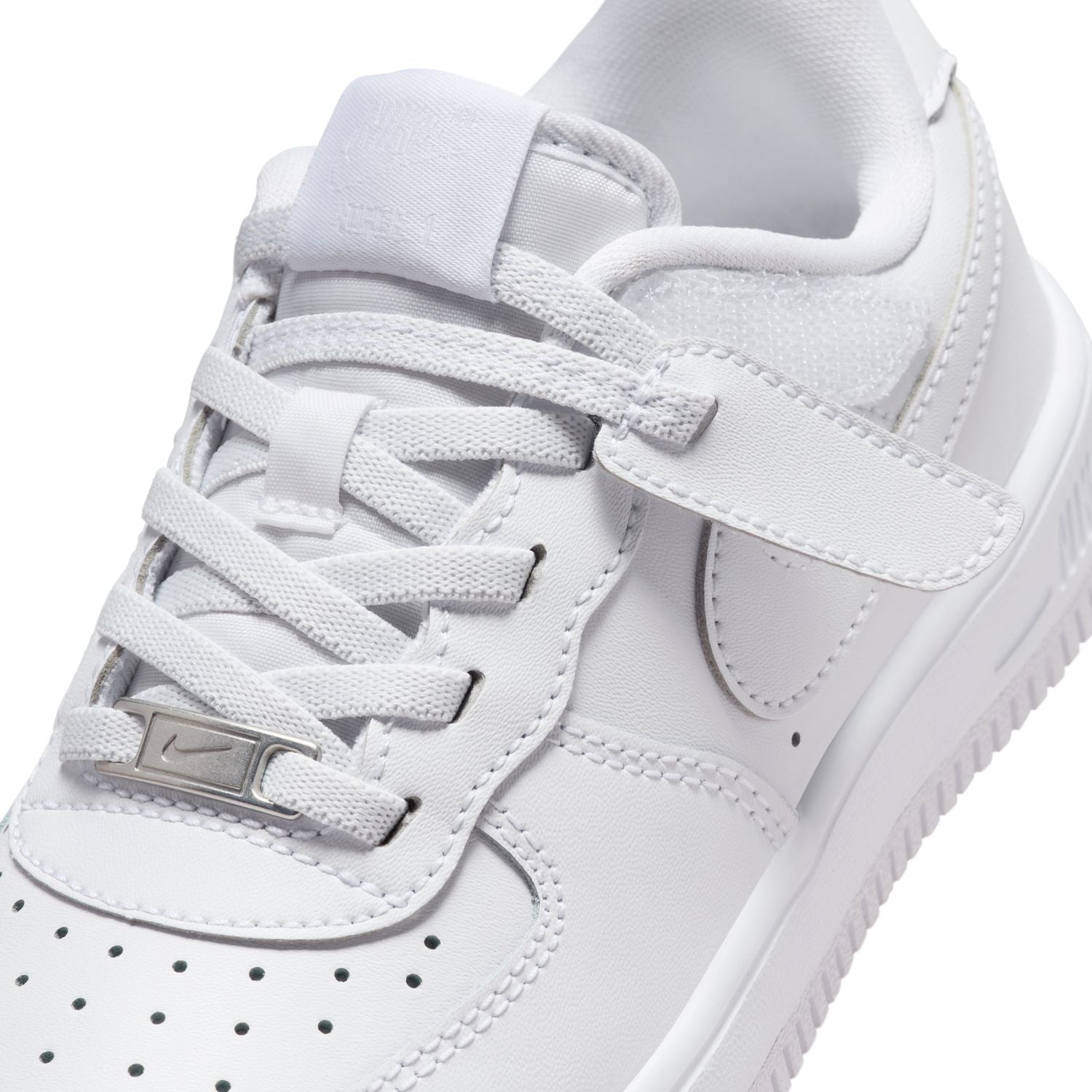 Kids Force 1 Low Easyon 'Triple White'