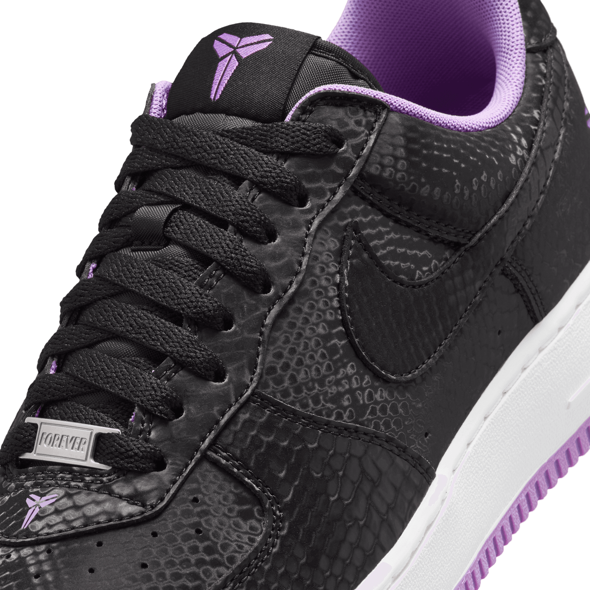 + Kobe Air Force 1 Low 'Black Purple Stardust'