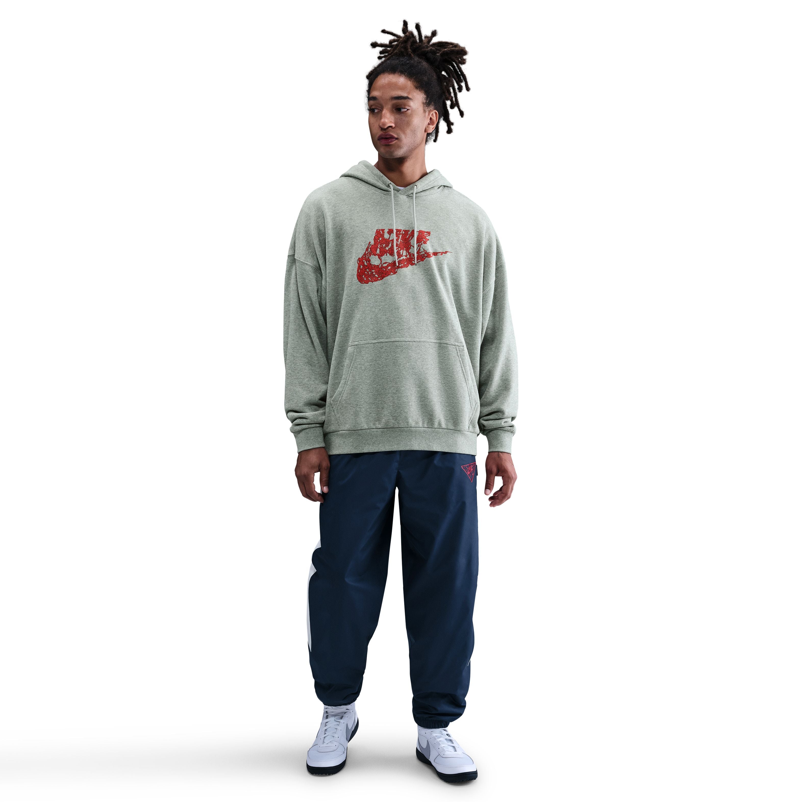 + Stranger Things Oversized Hoodie 'Dark Grey Heather'