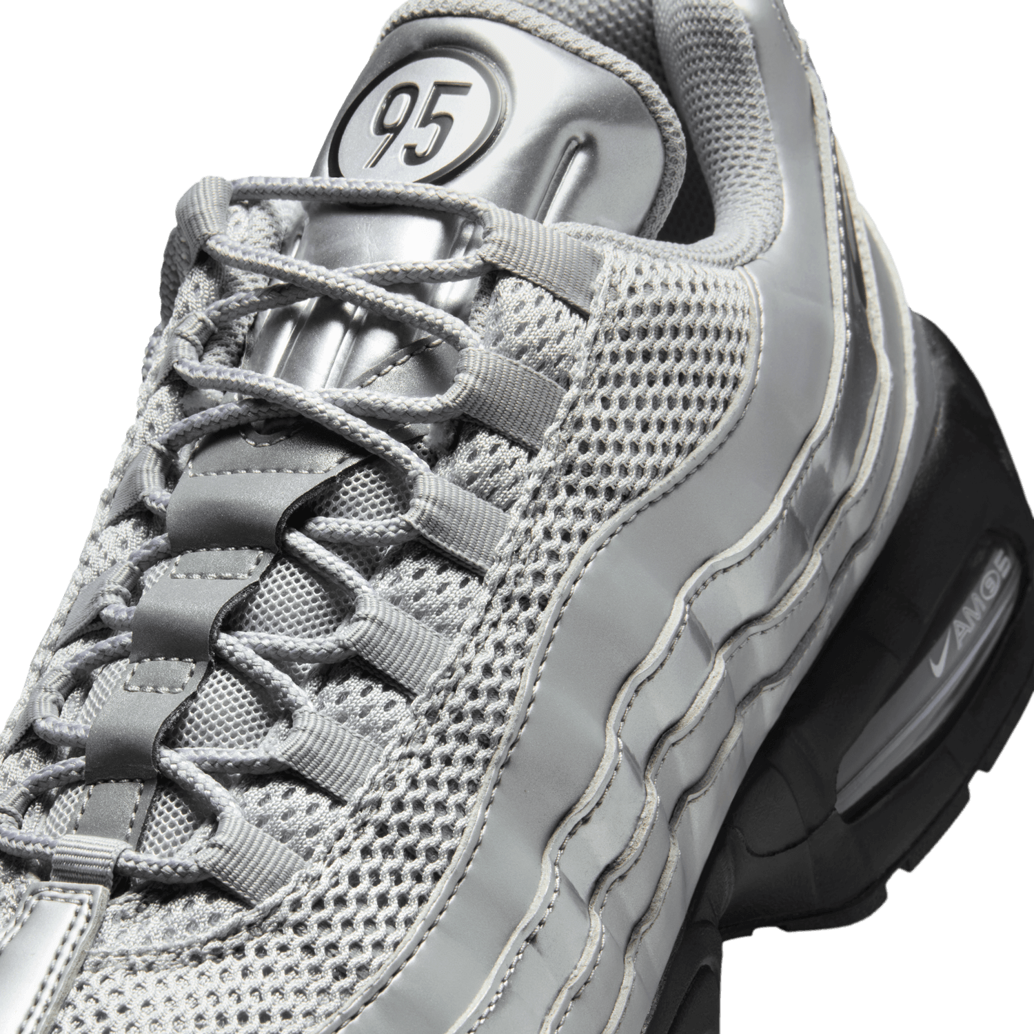 Air Max 95 Big Bubble SE 'Total 90 Metallic Silver'