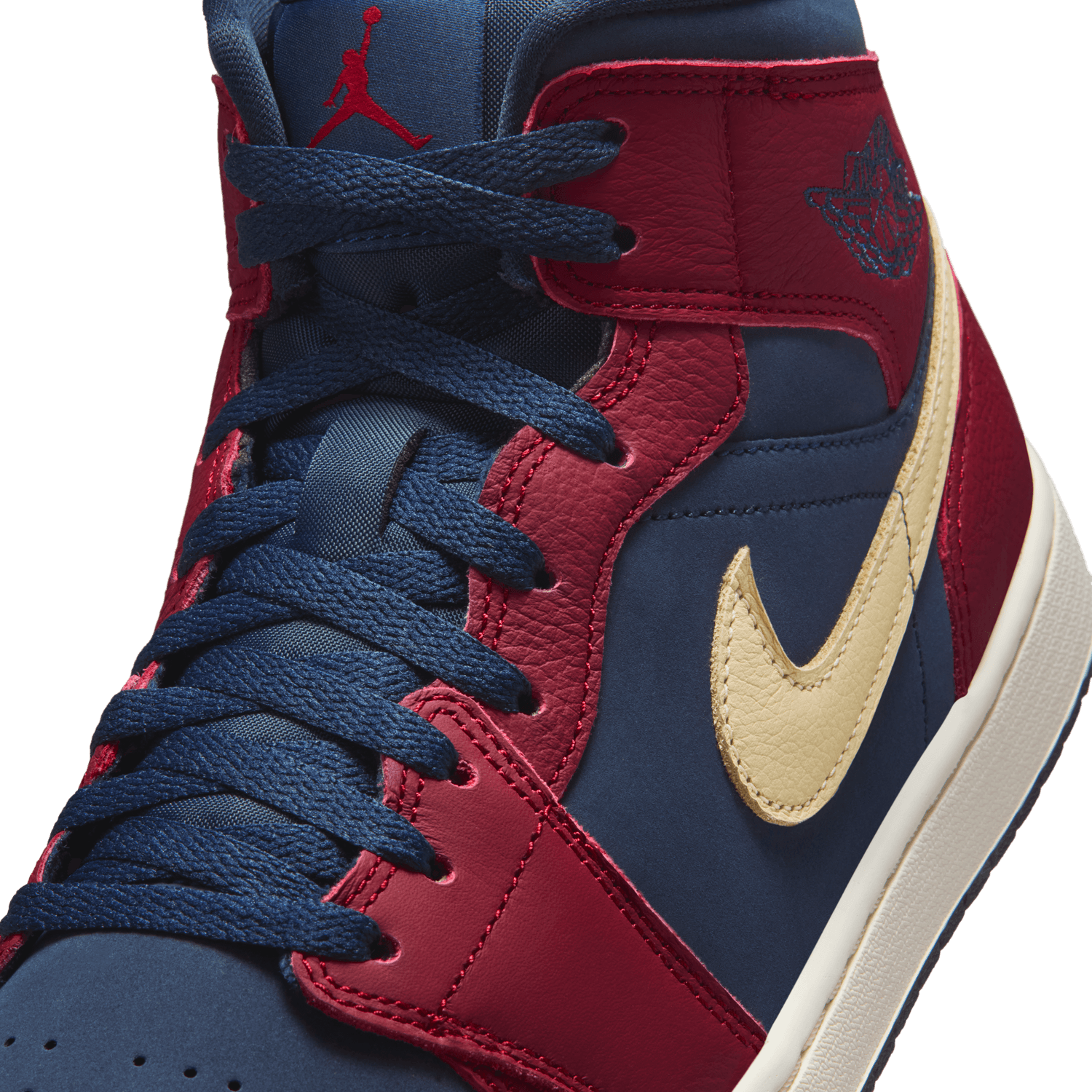 Air Jordan 1 Mid SE 'Team Red Obsidian'