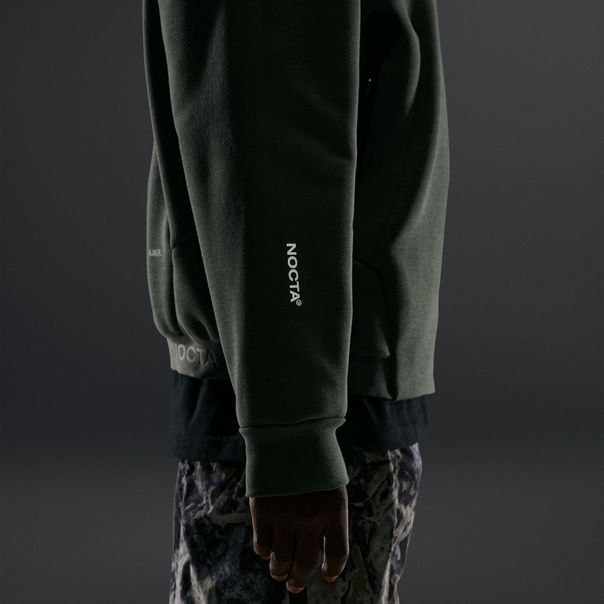 + NOCTA Trapeziud-Cut Crew-Neck Pullover 'Twilight Marsh'