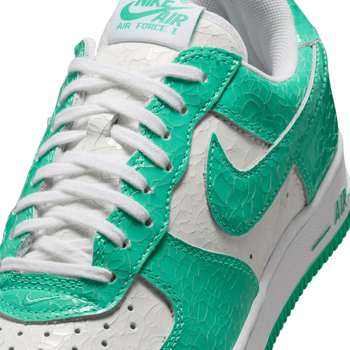 Air Force 1 Cracked Leather 'Menta White'
