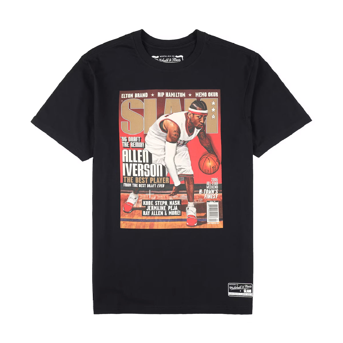 NBA Slam T-Shirt Allen Iverson Philadelphia 76ers 'Black'