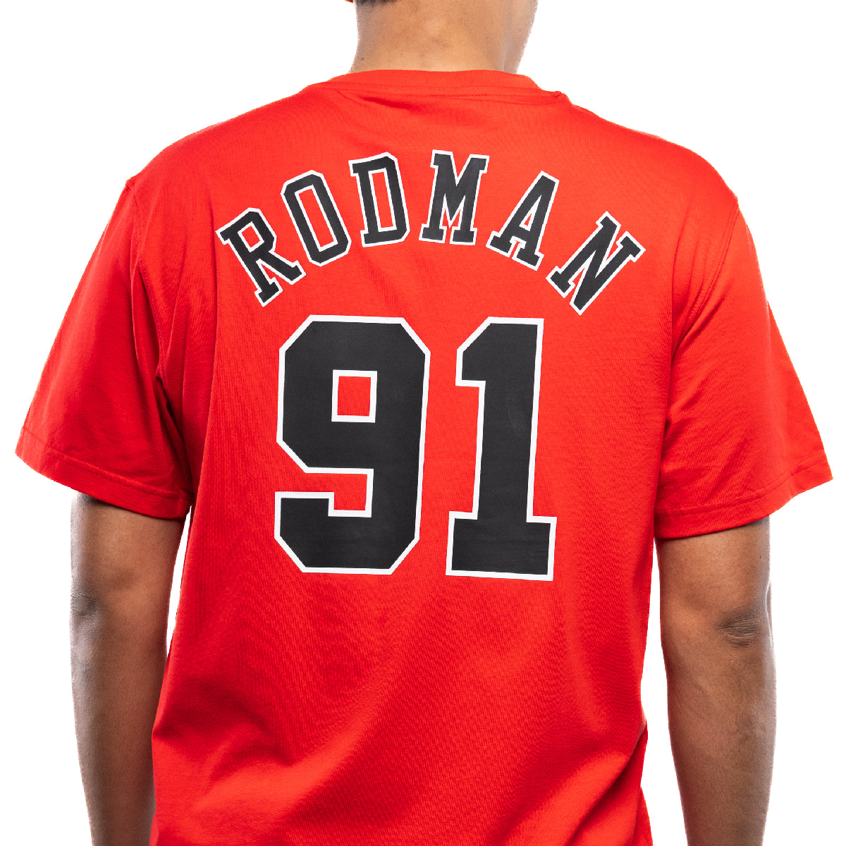 NBA Player N&N T-Shirt Dennis Rodman Chicago Bulls 'Red'