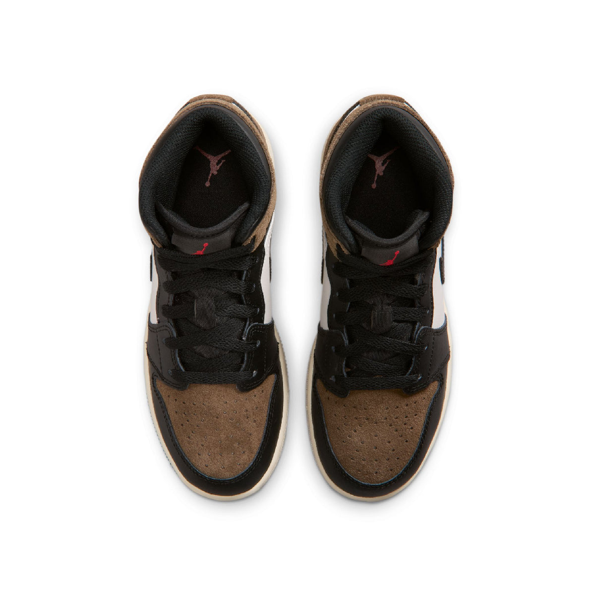 Kids Air Jordan 1 Mid 'Black Phantom'