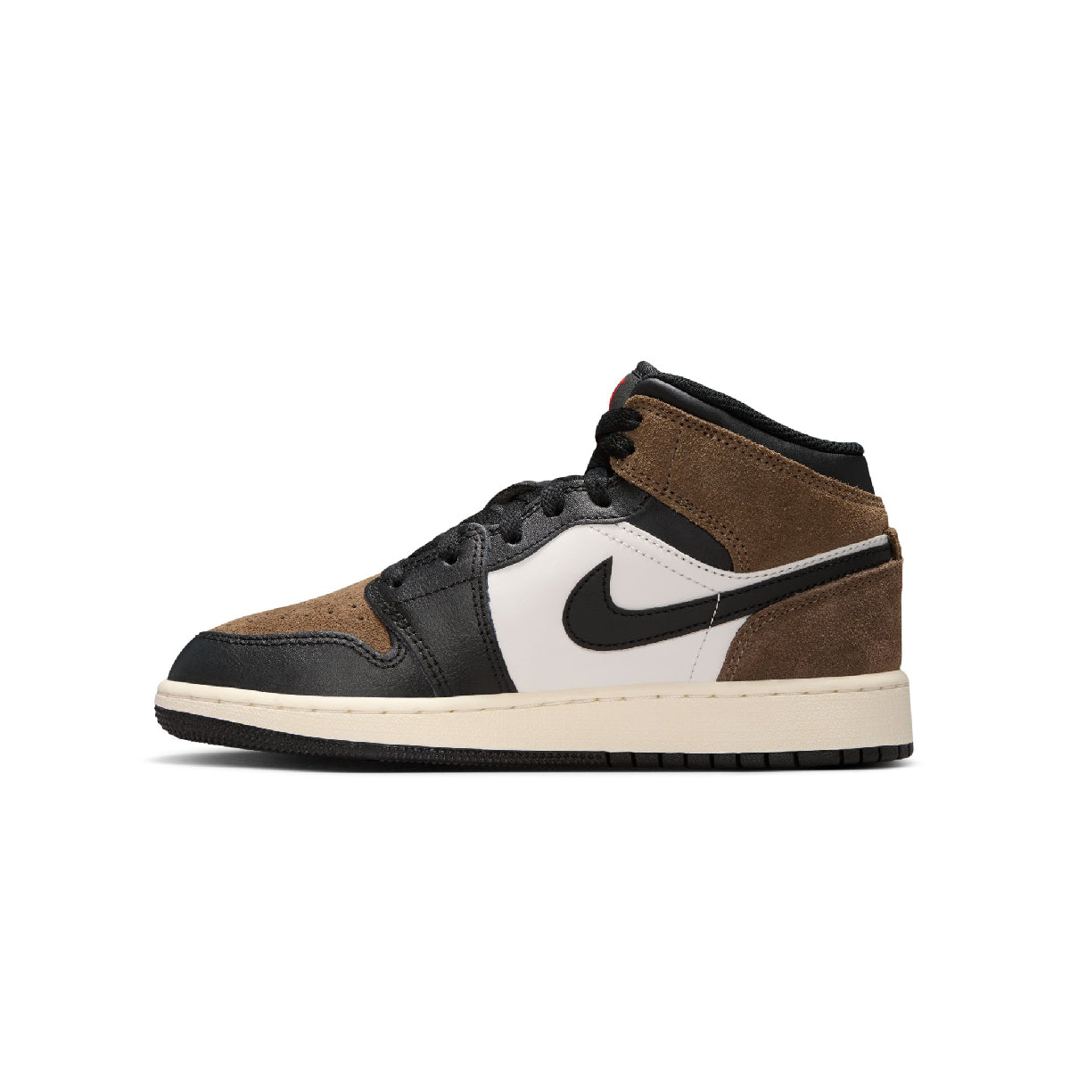 Kids Air Jordan 1 Mid 'Black Phantom'