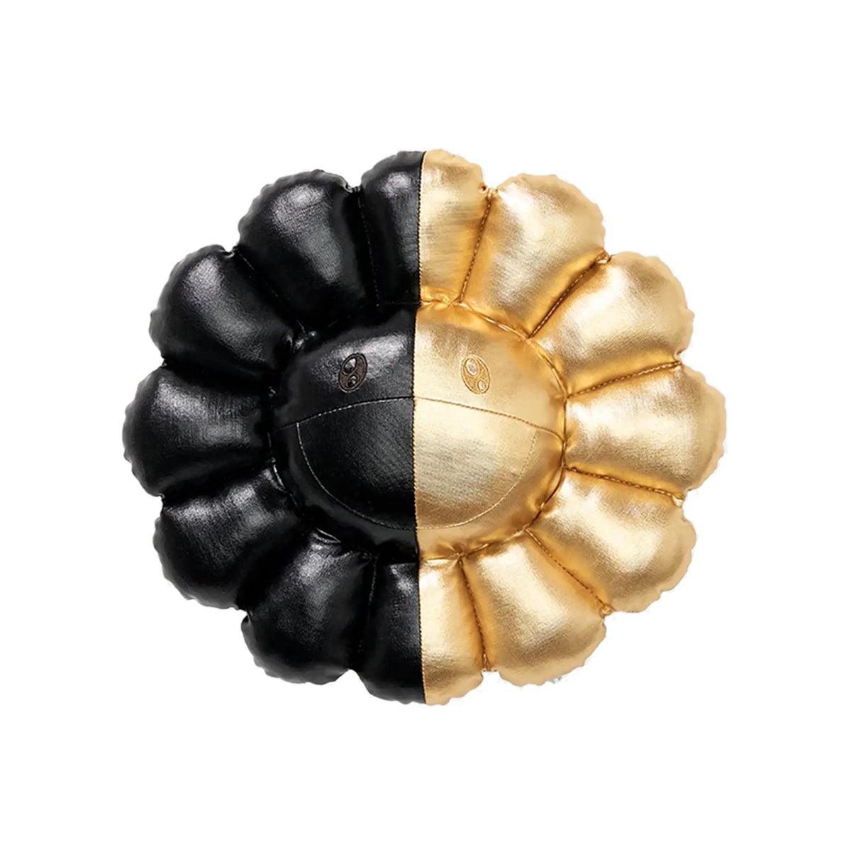 + Hikaru Flower Cushion 30cm 'Black Gold'