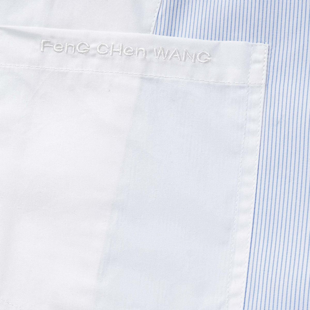 Patched Panel S/S Shirt 'White'