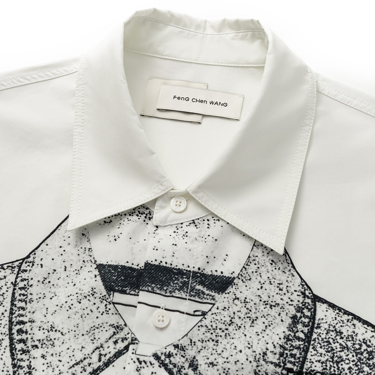Deconstructed Printed Jacket 'Khaki'