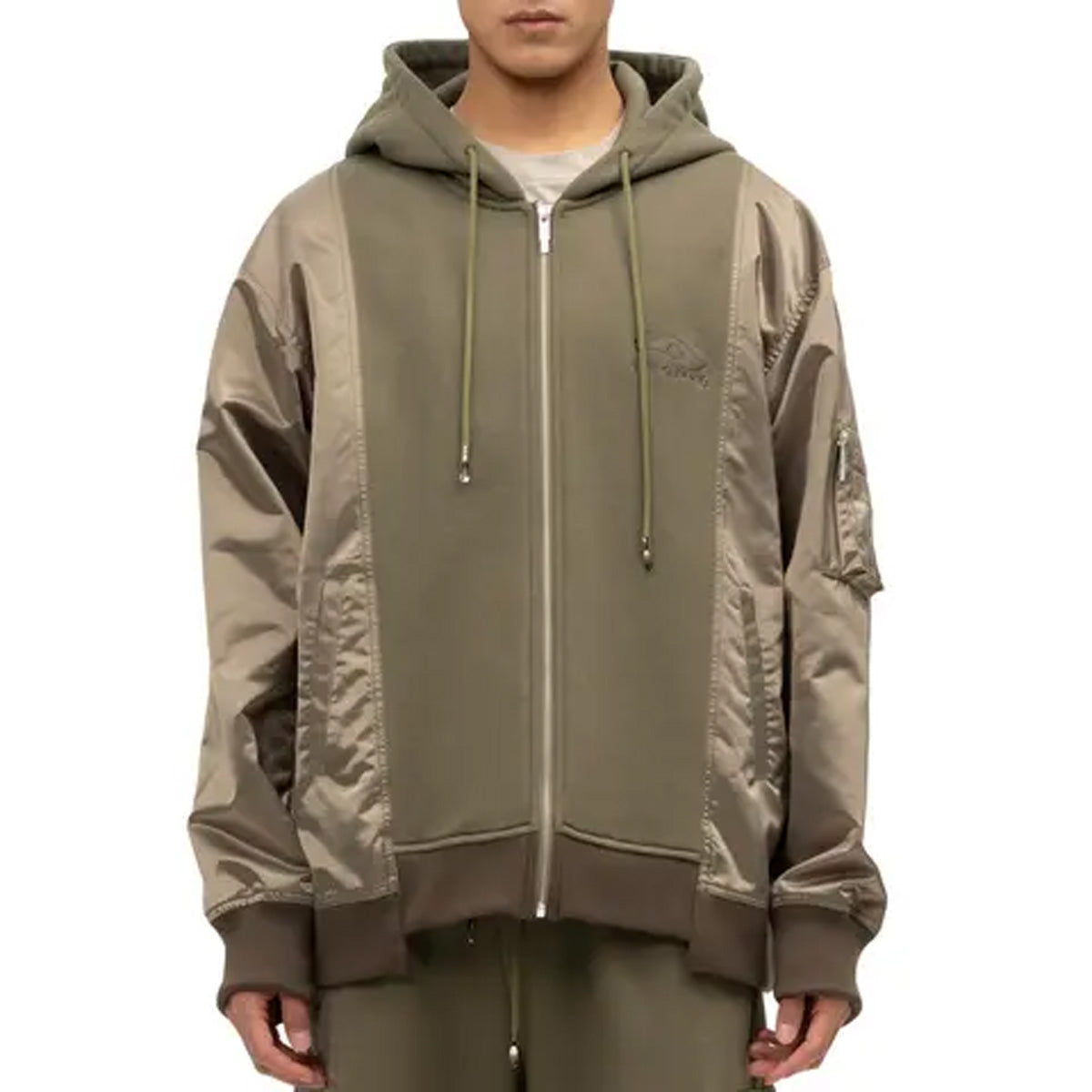 Deconstructed Hoodie 'Dark Green'