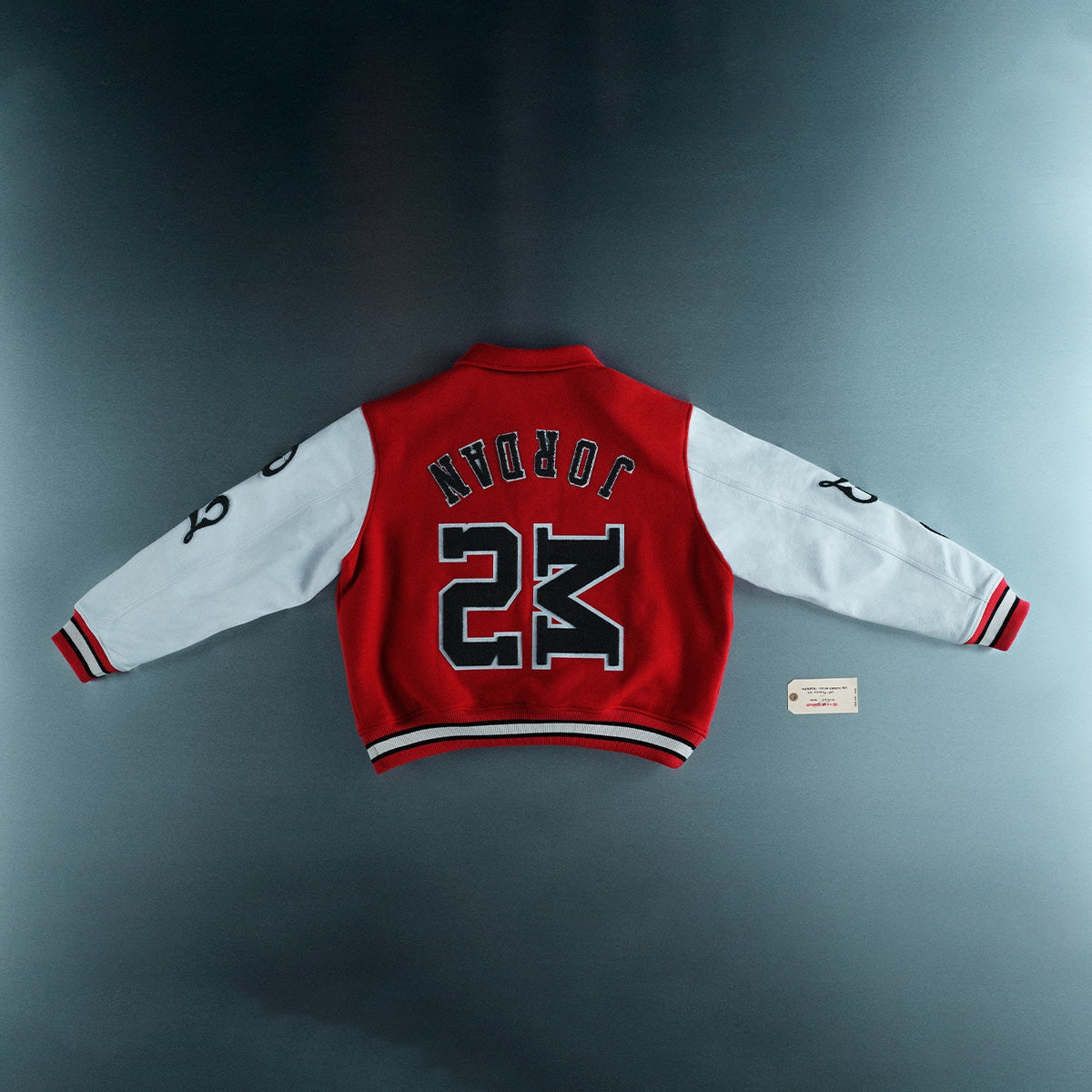 + Saint MXXXXXX Varsity Jacket 'Red White'