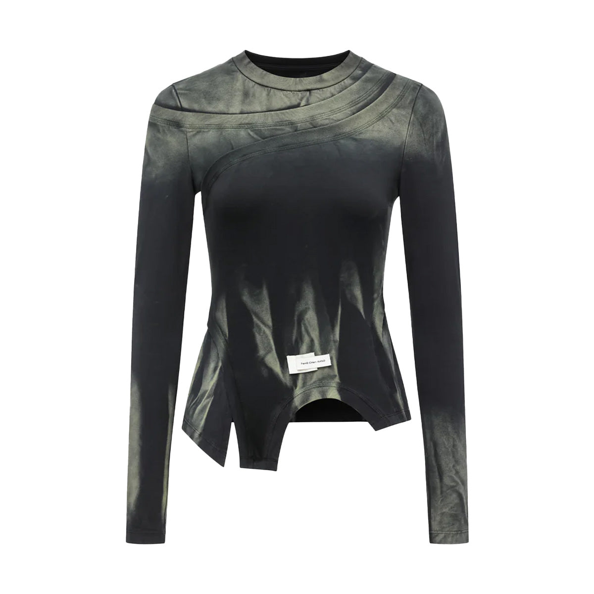 2 In 1 Jersey Top 'Gradient Navy Blue'