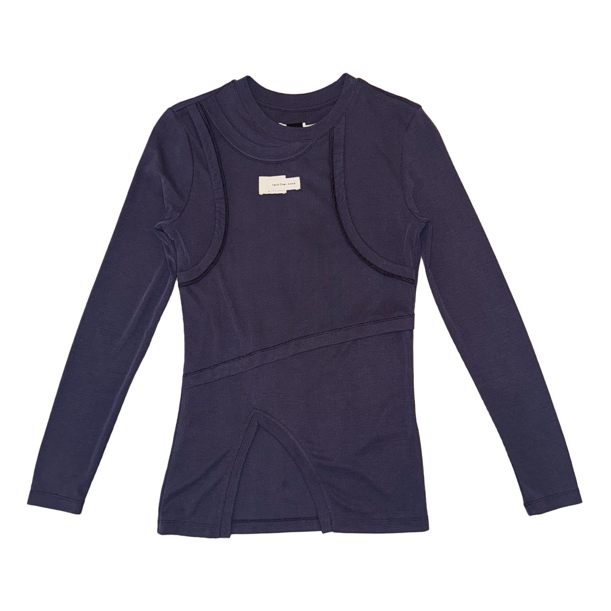 Double Panel L/S Tee 'Black'