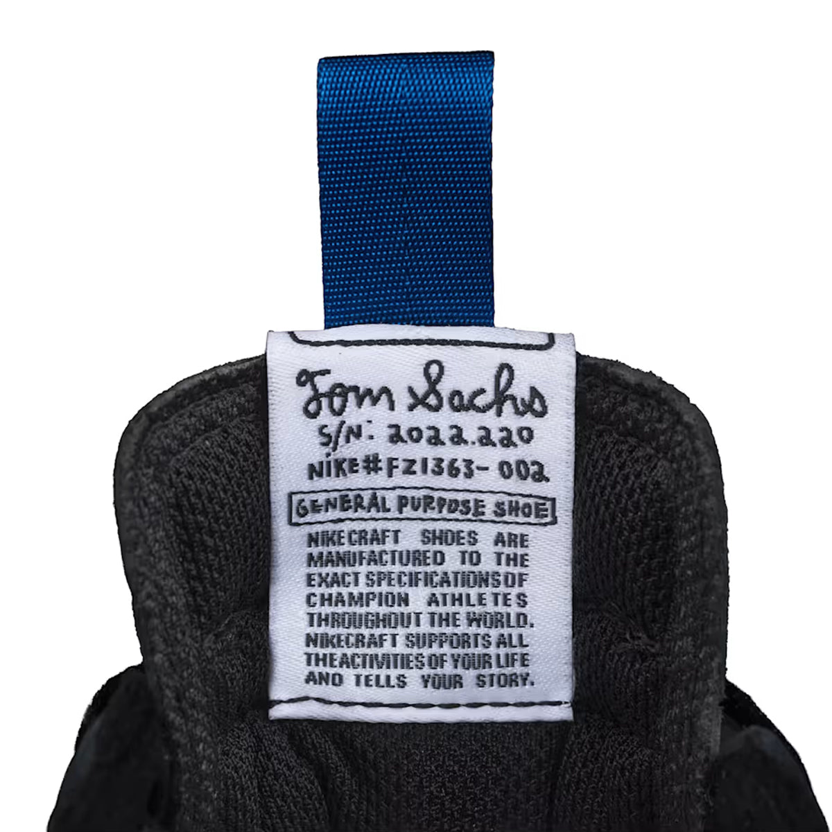 + Tom Sachs Wmns General Purpose Shoe 'Black'