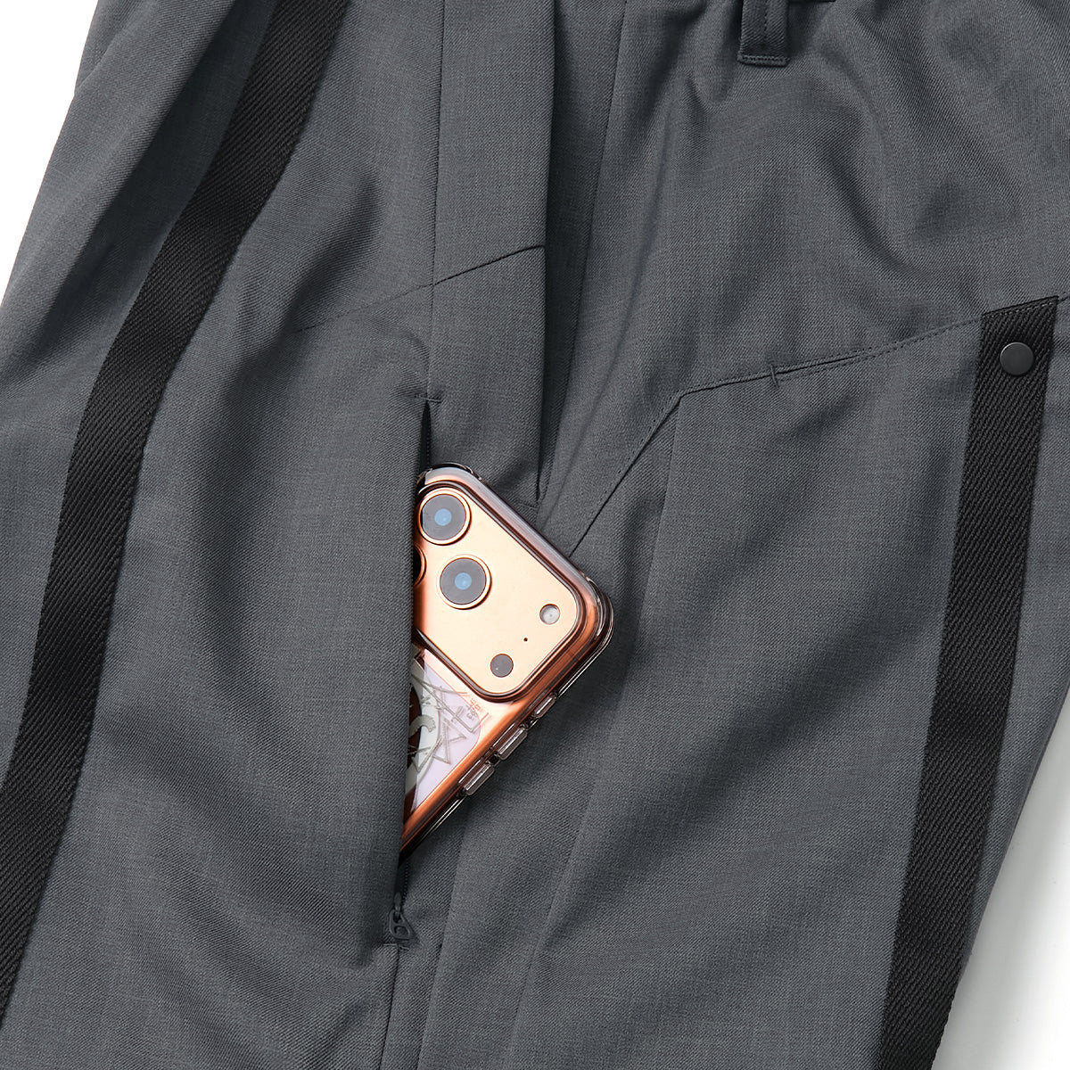 + WILDSIDE Yohji Yamamoto Nobleman Pants 'Dark Grey'