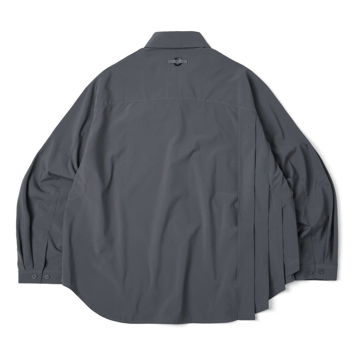 + WILDSIDE Yohji Yamamoto Pleat Formal Shirt 'Grey'