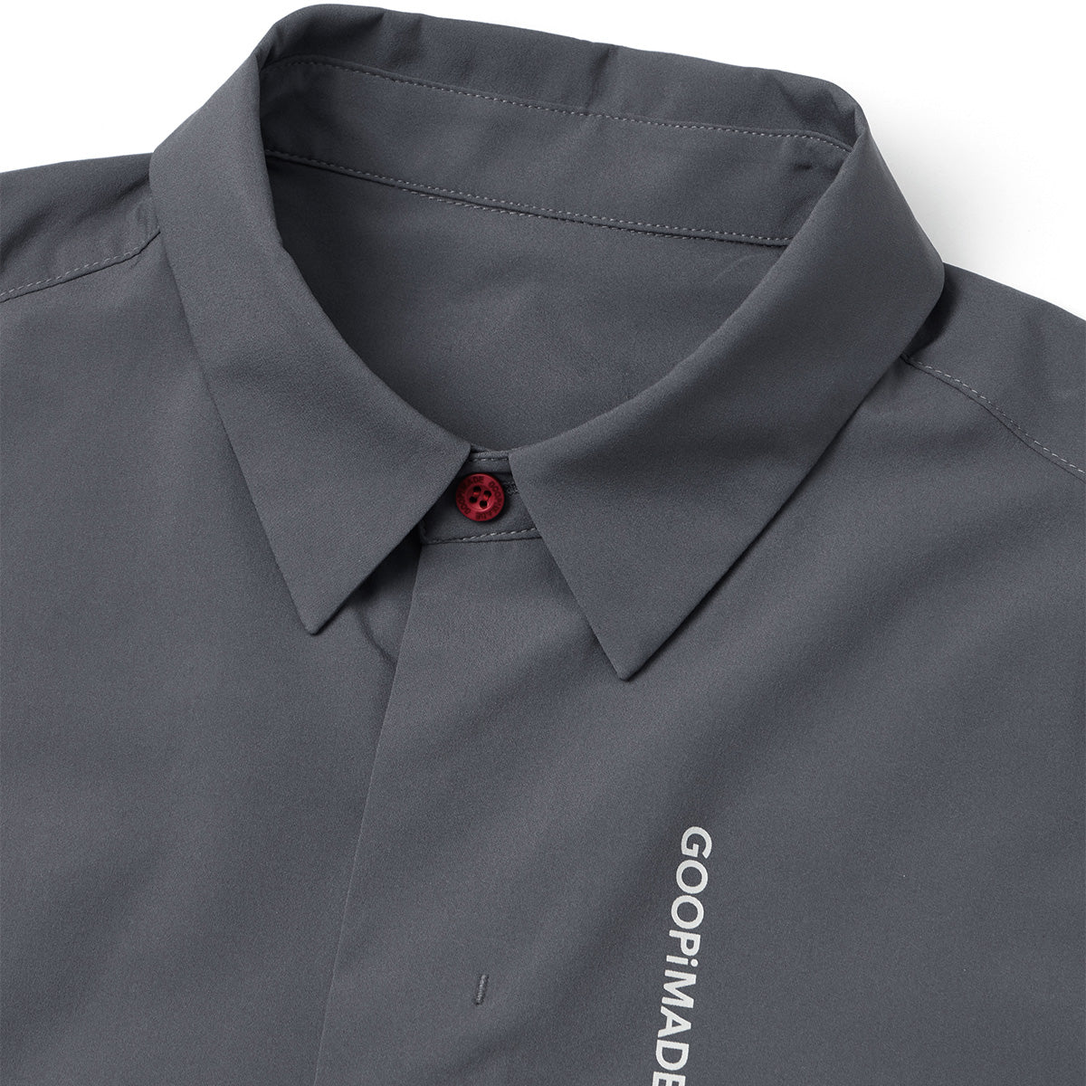 + WILDSIDE Yohji Yamamoto Pleat Formal Shirt 'Grey'