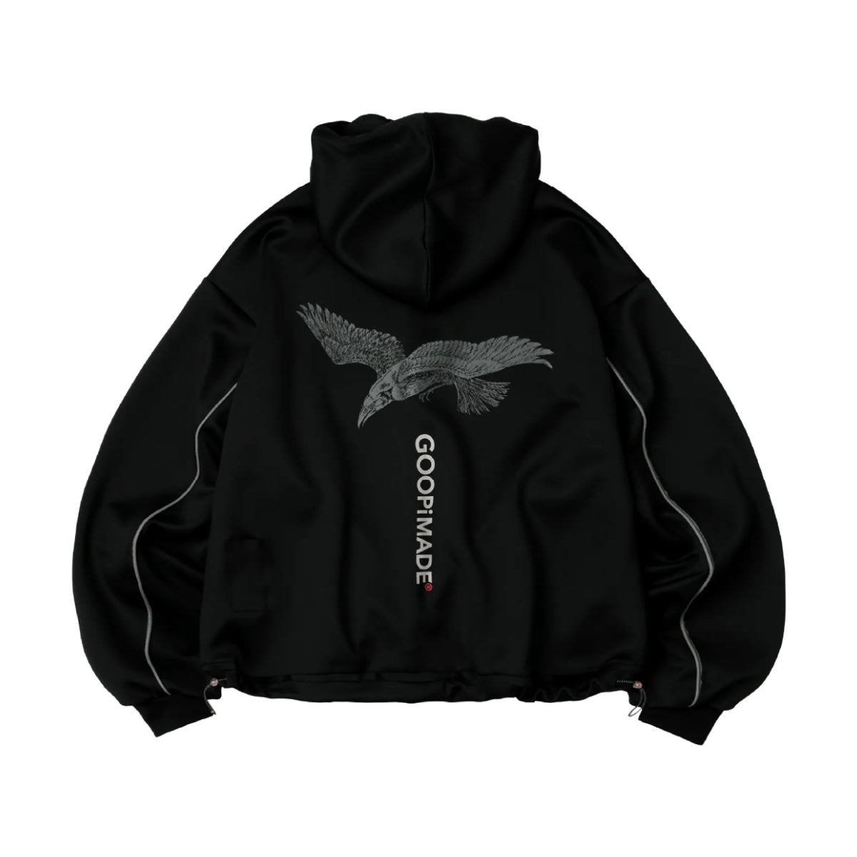 + WILDSIDE Yohji Yamamoto The Karasu Hoodie 'Black'