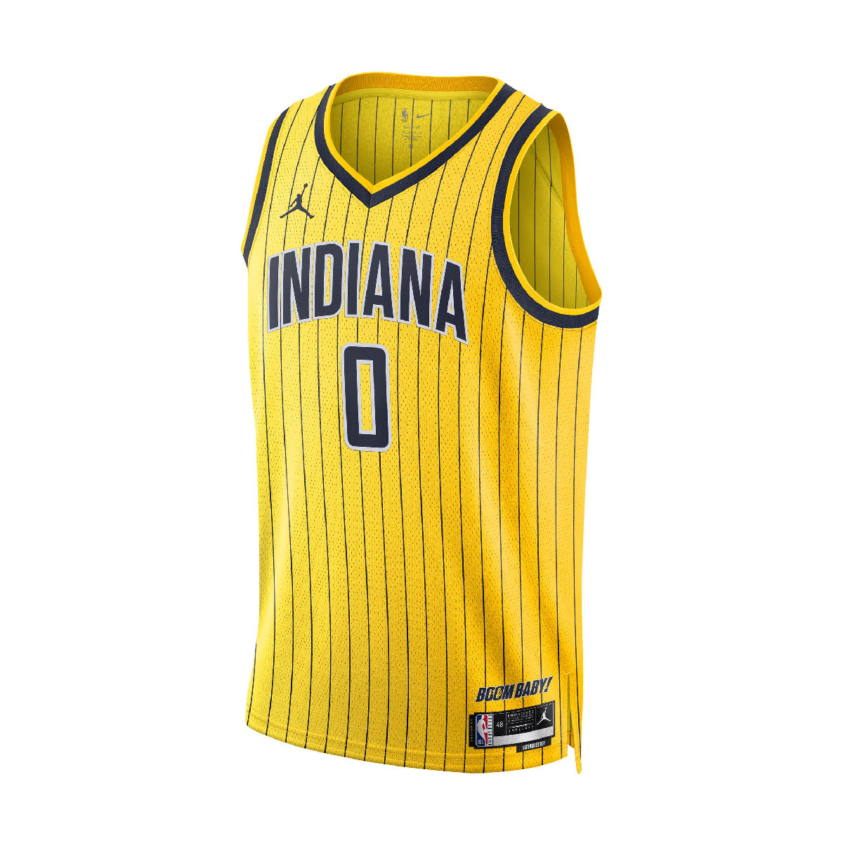 Indiana Pacers Tyrese Haliburton Swingman Jersey 'Yellow Strike'