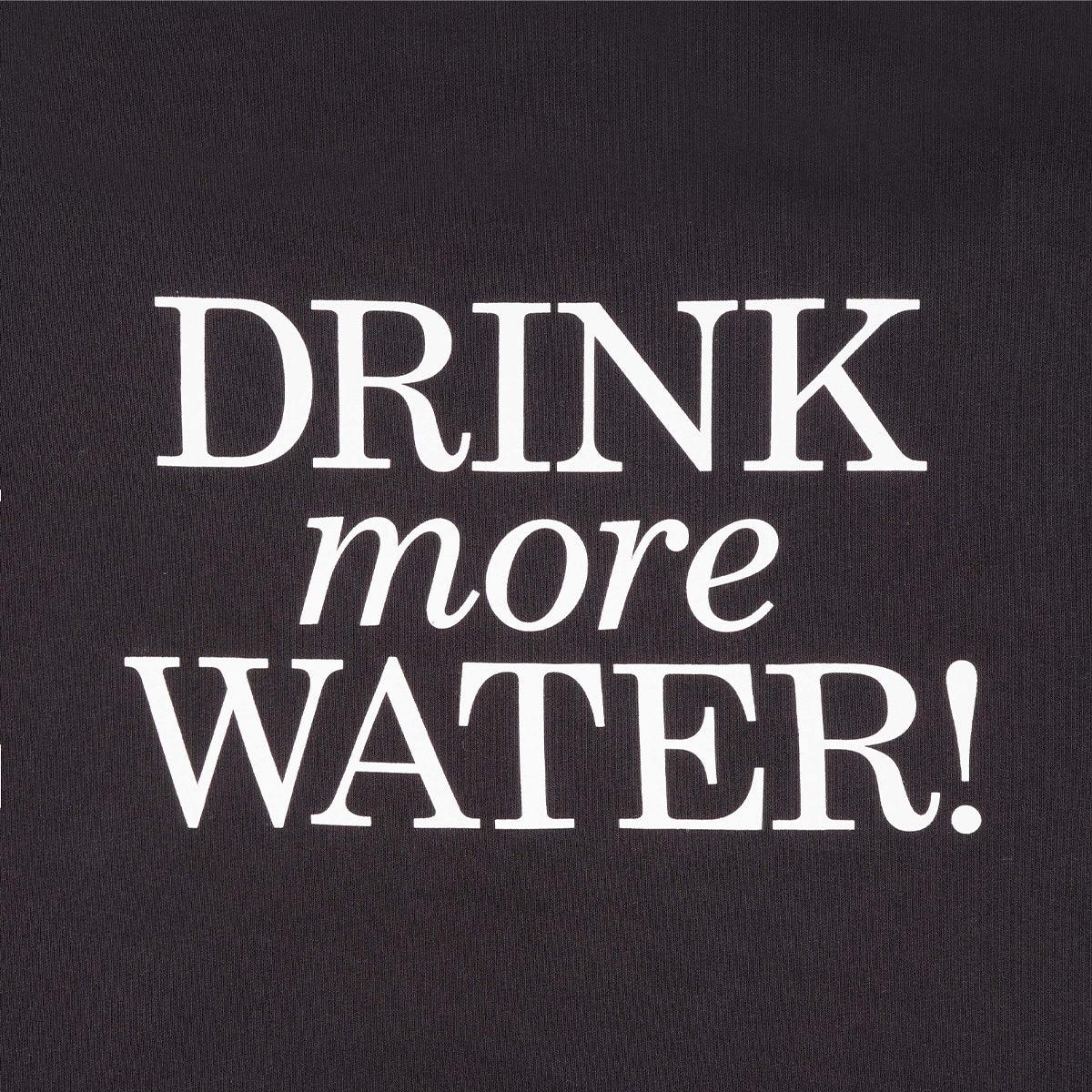 New Drink More Water Hoodie 'Faded Black'