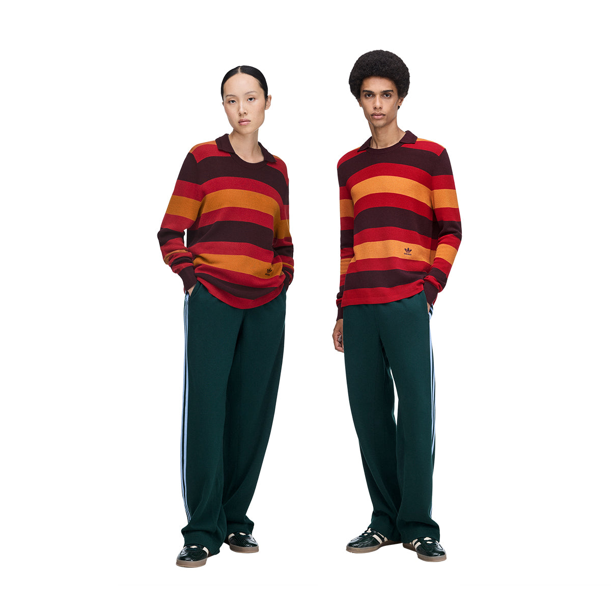 + Wales Bonner Knit Long Sleeve Shirt 'MultiColour'