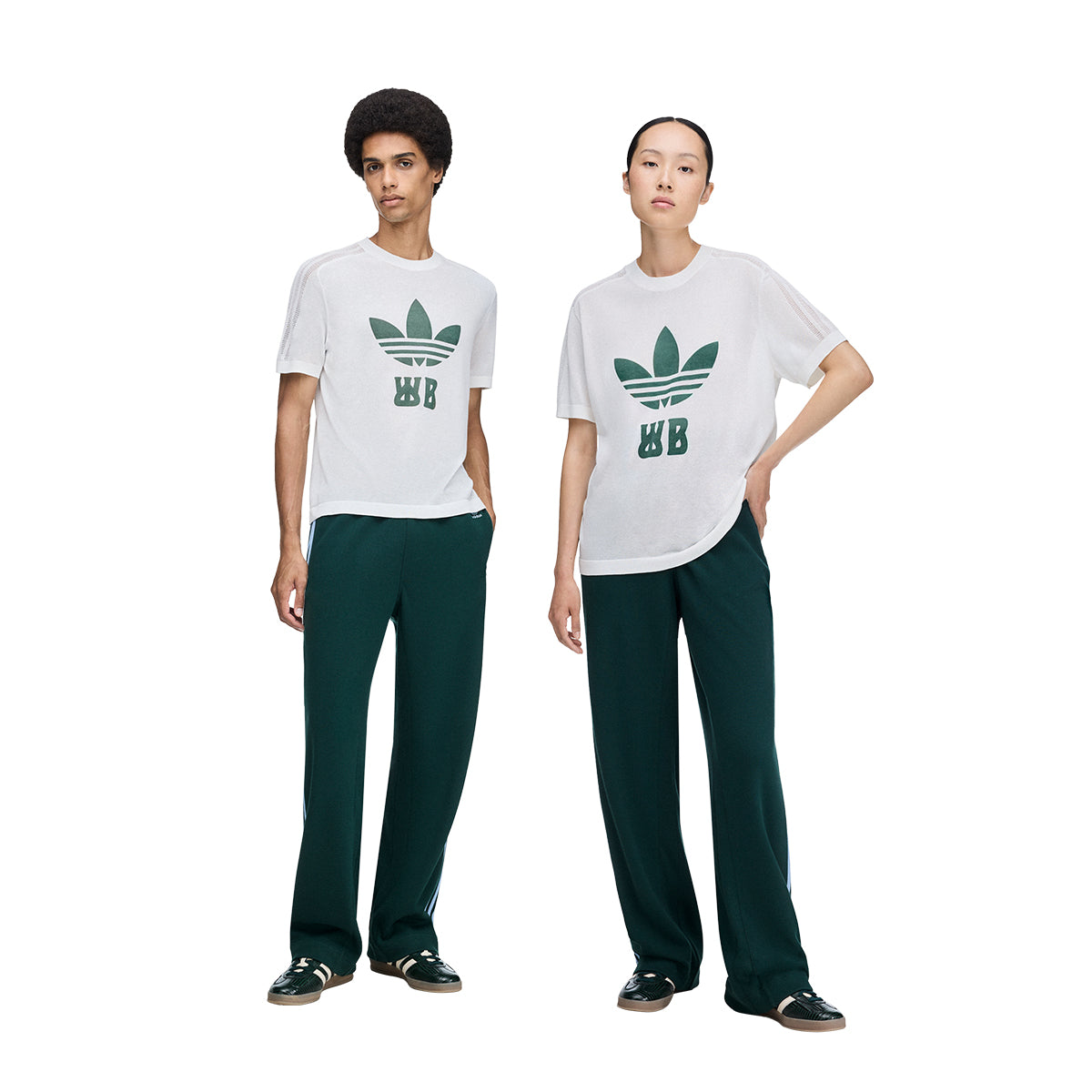 + Wales Bonner Knit T-Shirt 'Chalk White'