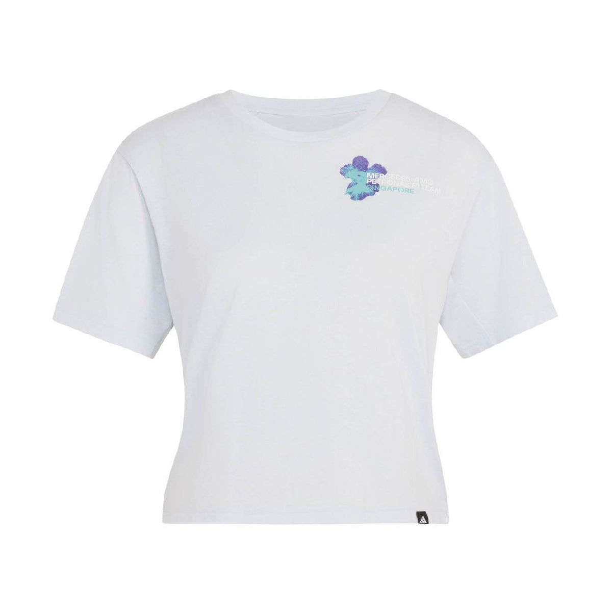+ Mercedes-AMG Petronas F1 Team Vanda Bloom Crop Tee 'Blue Tint'