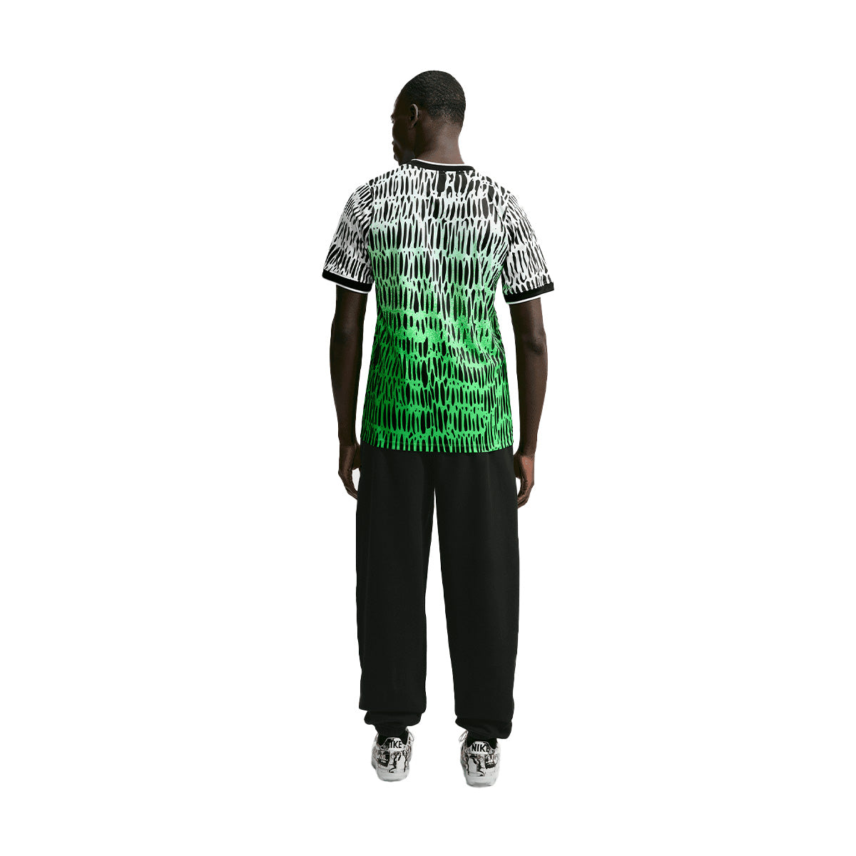 + Slawn + Nigeria Dri-FIT X2 Academy Pro Soccer Top 'Black White'