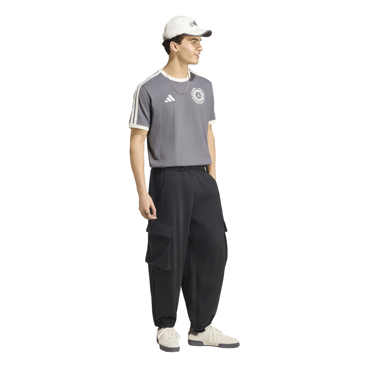 + Mercedes AMG Petronas Formula 1 Team Silver Arrows Icon Tee 'Granite'