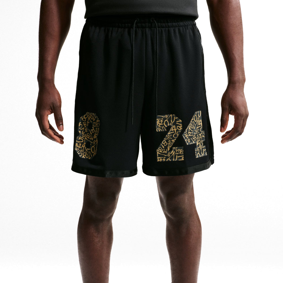Kobe Basketball Shorts 'Black Metallic Gold'
