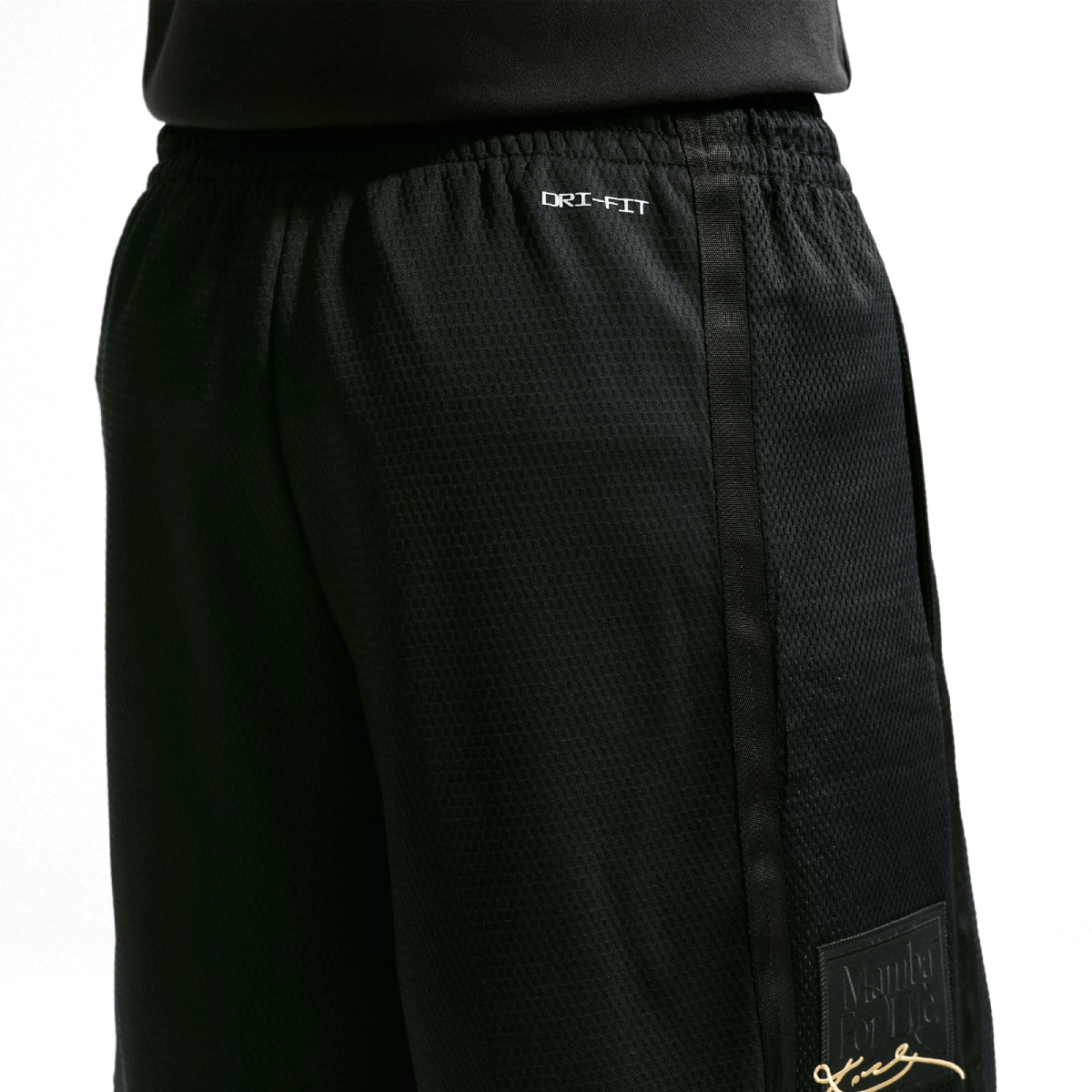 Kobe Basketball Shorts 'Black Metallic Gold'