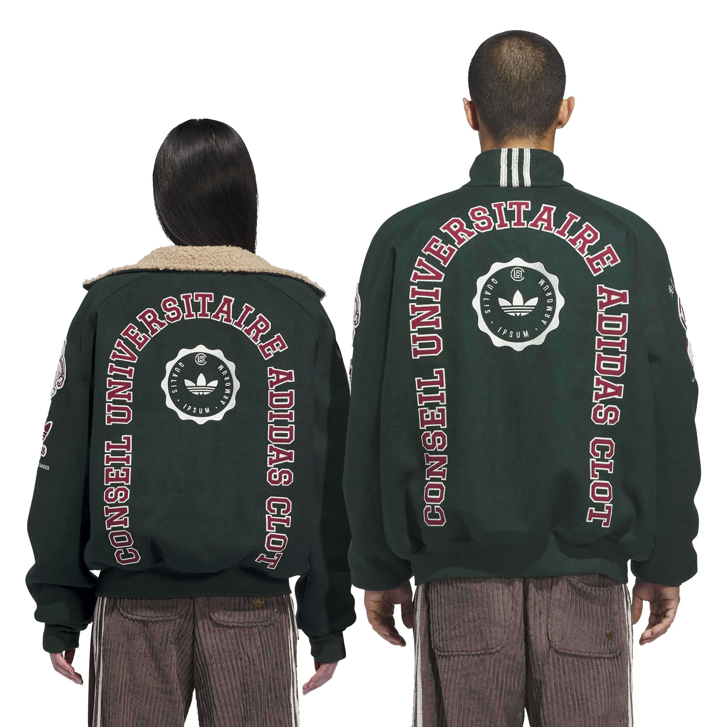+ CLOT Varsity Jacket 'Green Night'