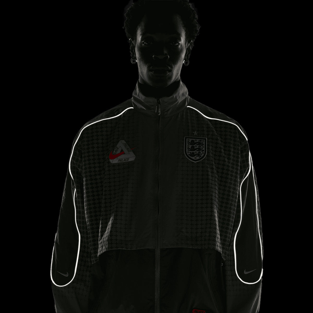 + Palace + England Track Jacket 'Pewter Grey'
