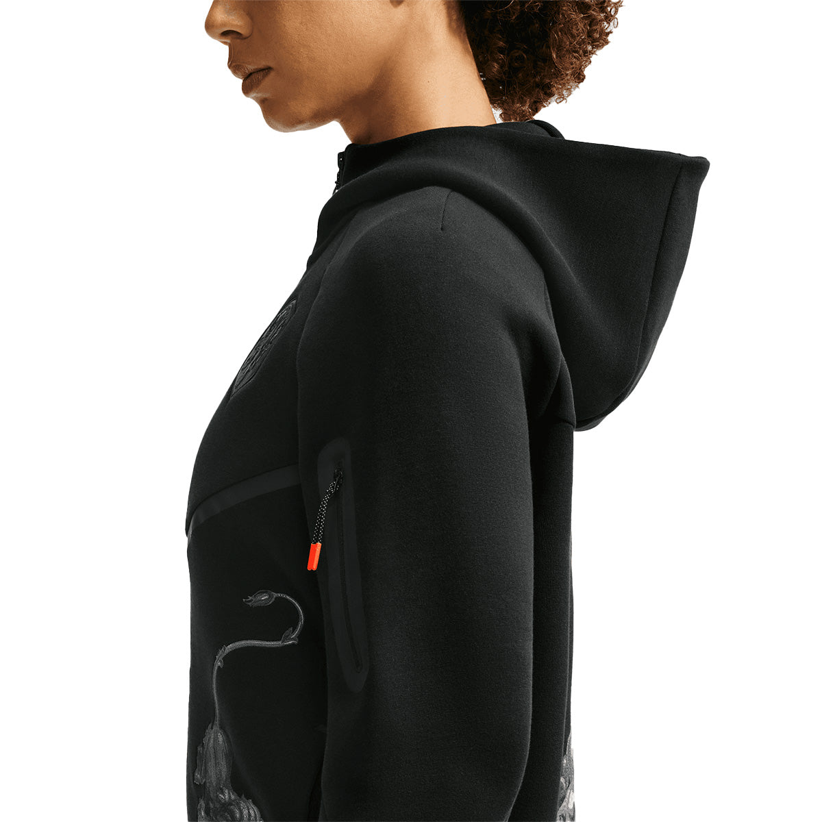 + Patta + Netherlands Tech Fleece Full-Zip Windrunner Hoodie 'Black'