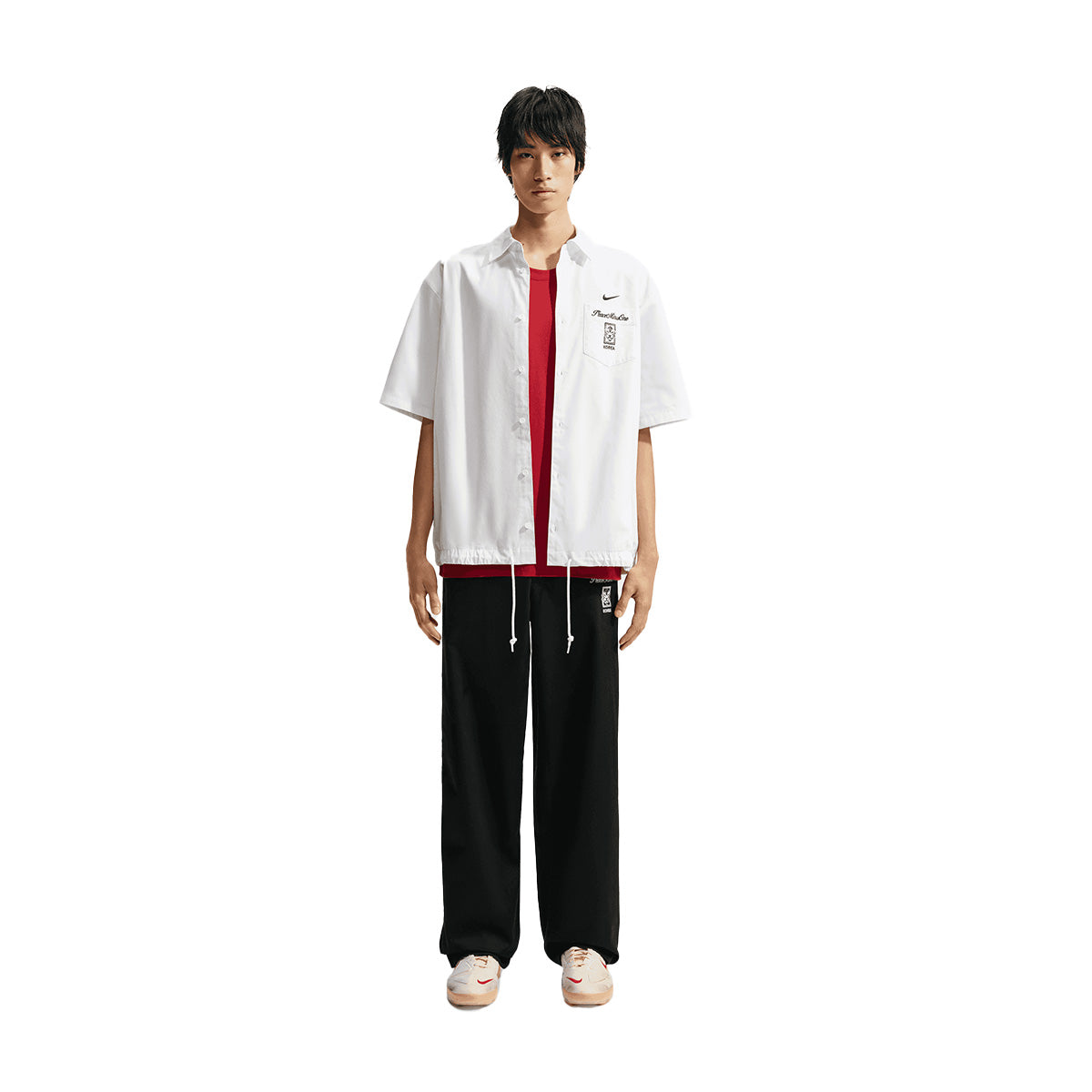 + PEACEMINUSONE + South Korea Chino Pants 'Black'