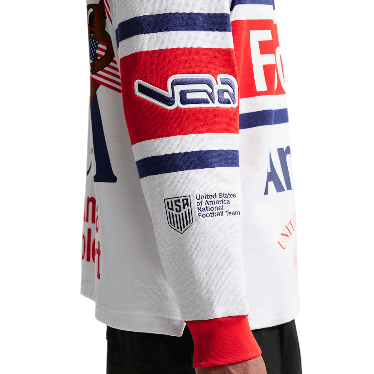 + Virgil Abloh Archive + USA L/S Rugby Top 'White'