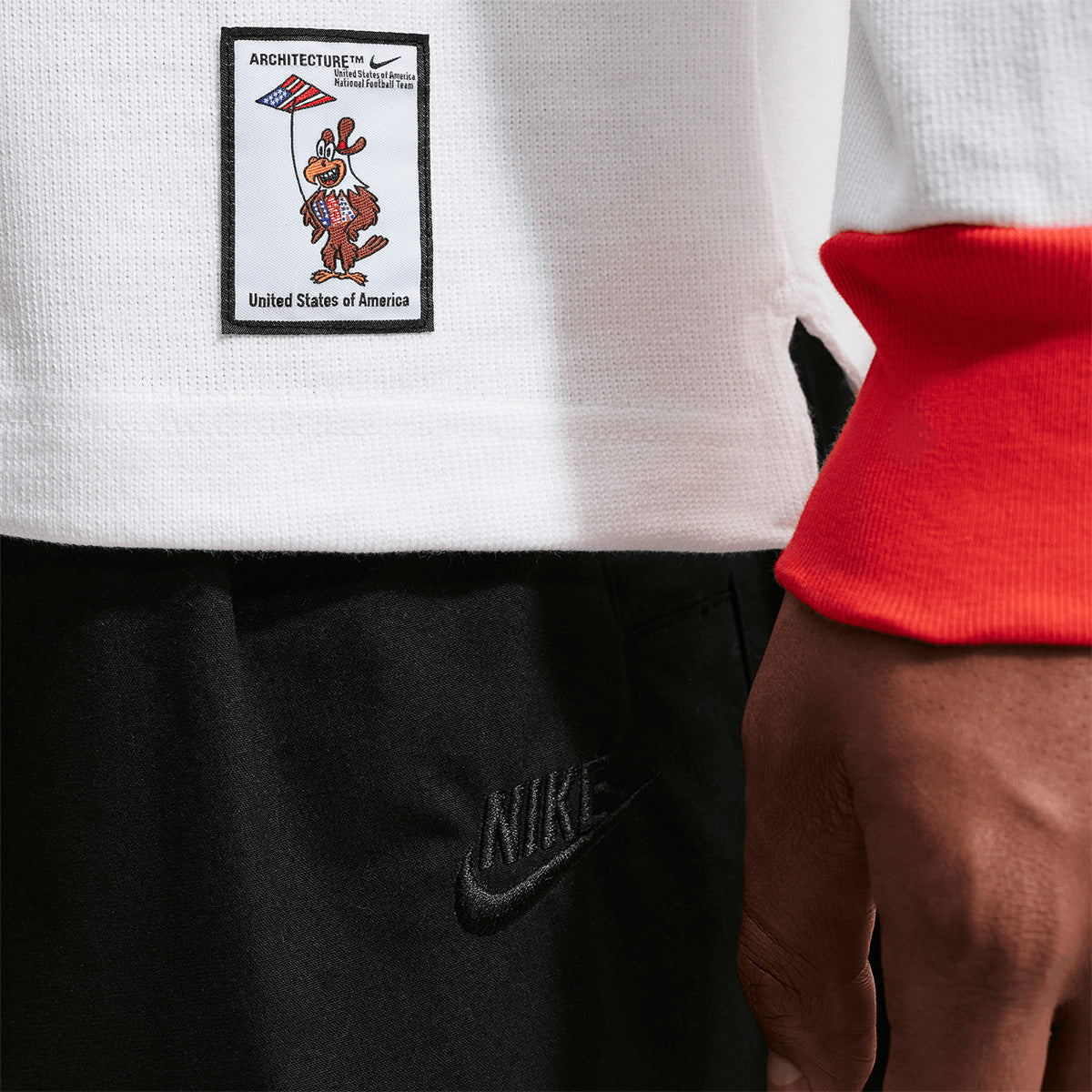 + Virgil Abloh Archive + USA L/S Rugby Top 'White'